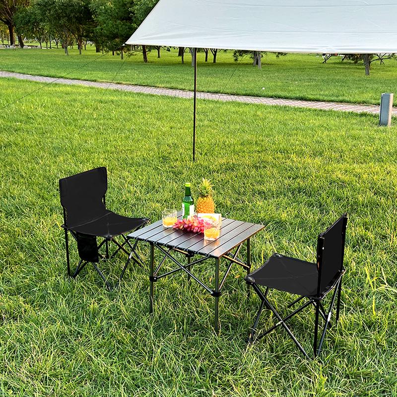 Портативный уличный набор из 3 предметов: стол и стулья для кемпинга, барбекю и пикников