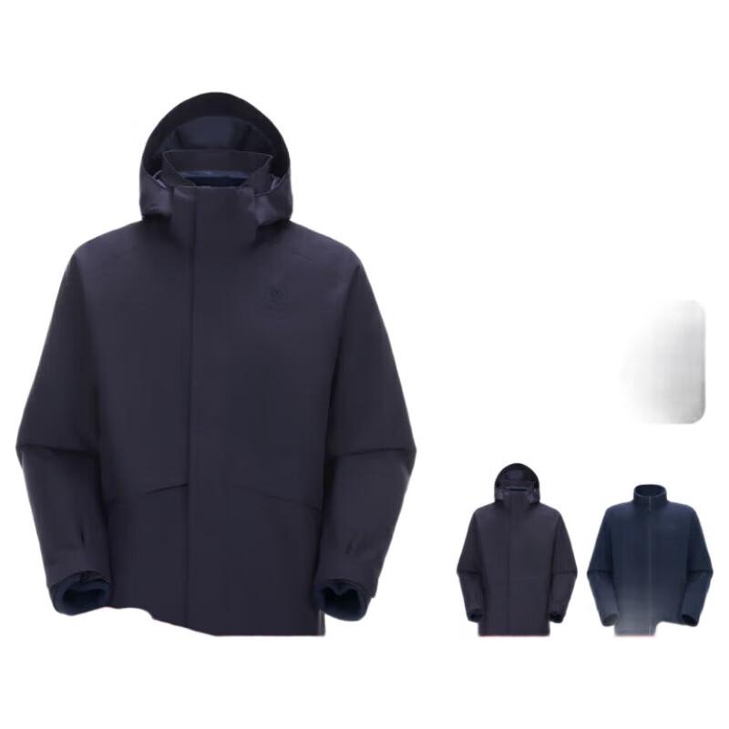 Camel Men s Windproof Waterproof 3-in-1 Outdoor Jacket M