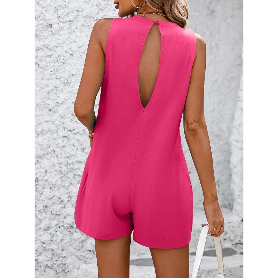 Letní horká dívka volné ležérní kalhoty venkovní kombinéza bez rukávů kalhoty