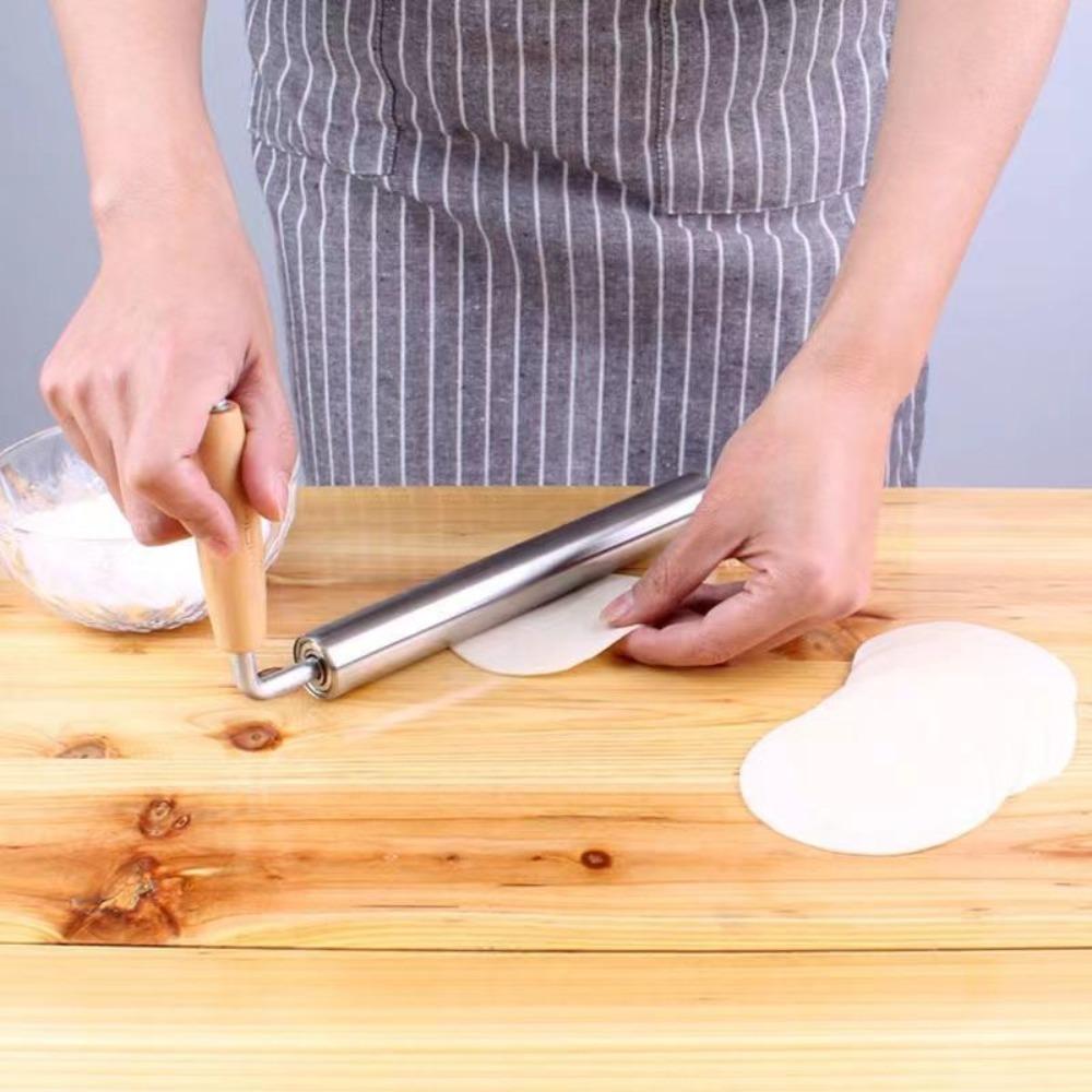 360 Degree Rotating Dough Roller Non-Stick Dough Sheeter Pizza