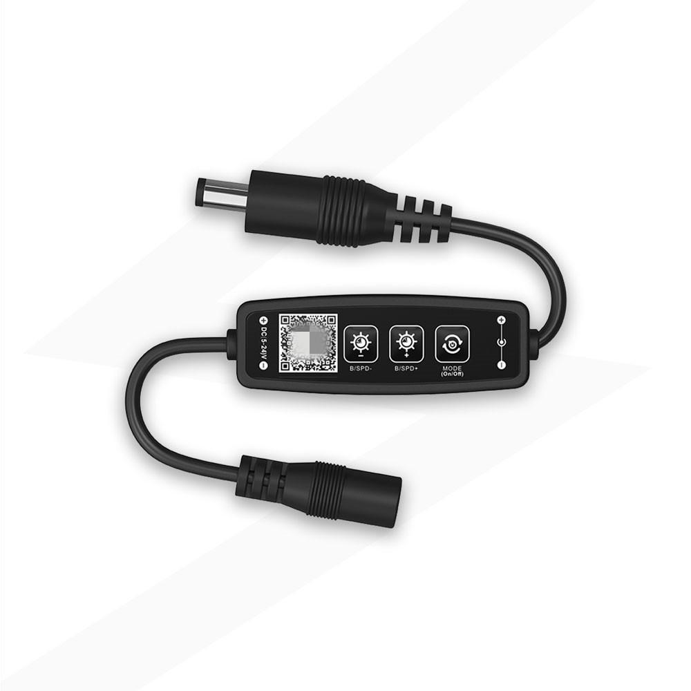 Bluetooth Remote Control for DC5-24V Smart LED Single Color Light Strip