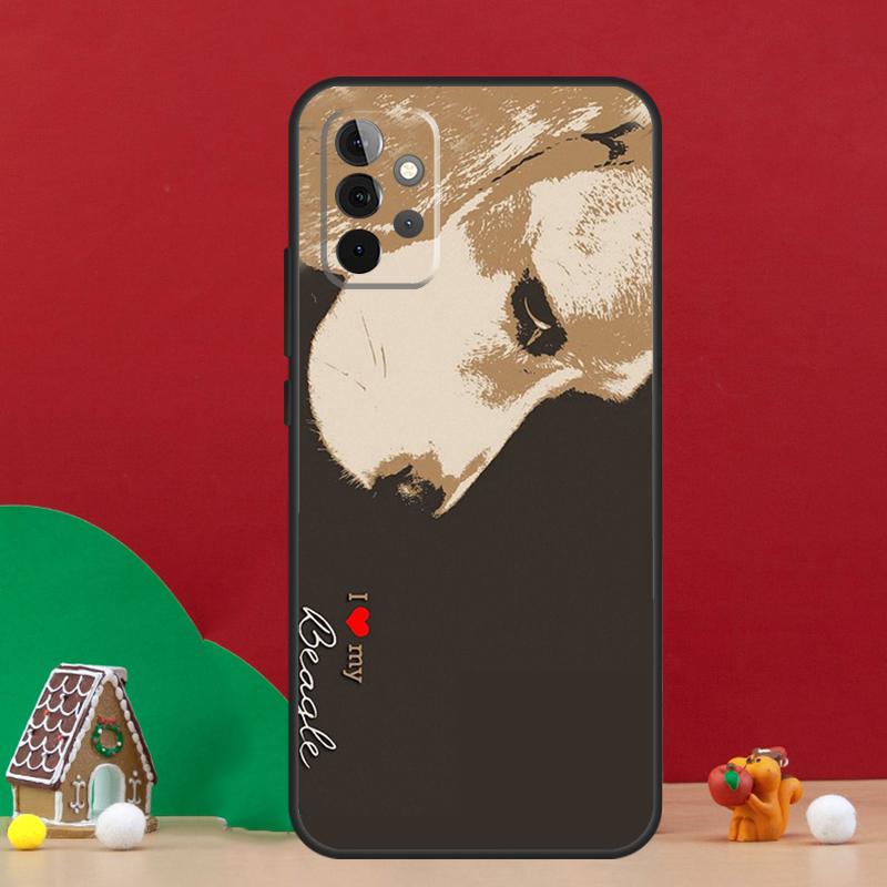 I Love My Beagle Dogs Case For Samsung Galaxy A36 A56 A06 A13 A53 A32 A12 A22 A52 A35 A17 A16 A55 A15 A54 A34 A14