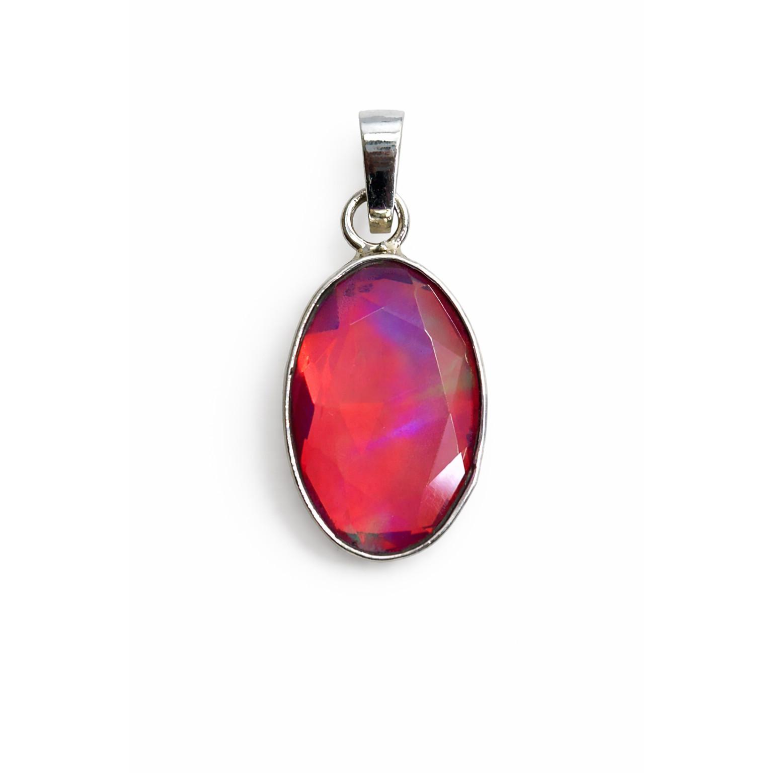 Natural Opal Pendant 925 Sterling Silver