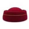 Stewardessenhut Stewardessenhut Barett Damen Formelle Uniform Mützen Accessoire Partyhüte Kostümzubehör