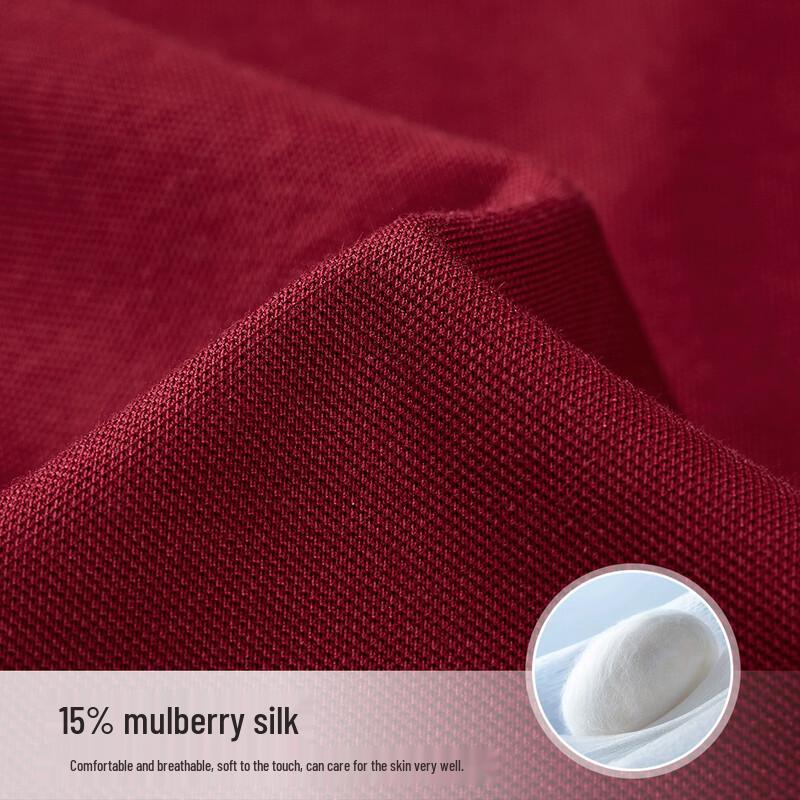 MONTAGUT Men's 15% Silk Blend 3D Crafted Antibacterial Short Sleeve T-Shirt