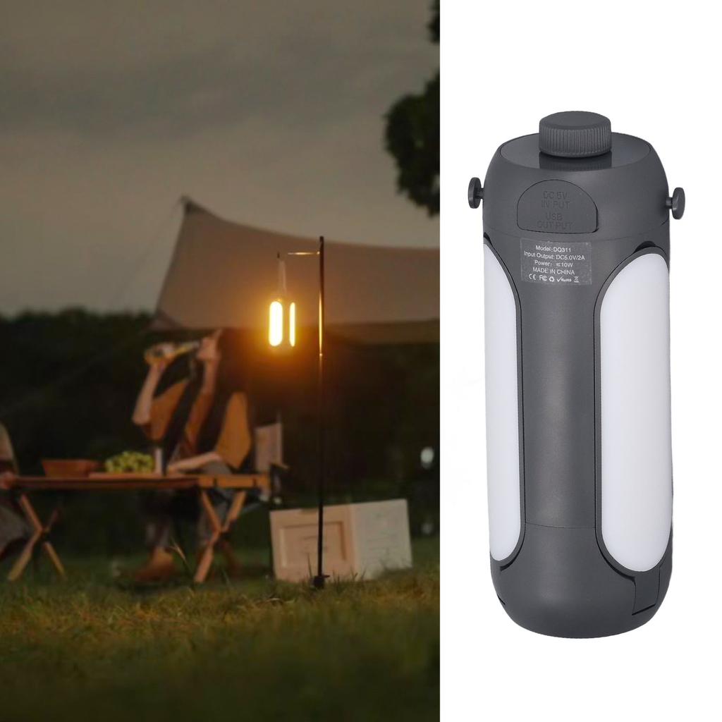Folding Camping Lights Camping Lantern USB Rechargble 10000mAh Dimmable Hanging Handle Tent Lamps for Travel