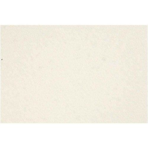 Creativ Company Feutre synthétique, 42x60 cm, off-white, 1 feuille