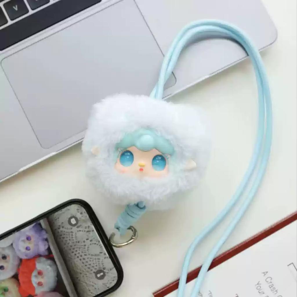 Genuine Yooki V7 Pendant Phone Lanyard Series Vinyl Mini Blind Box Cute Decor Collection Figurine Kid Girl Birthday Gift Toy