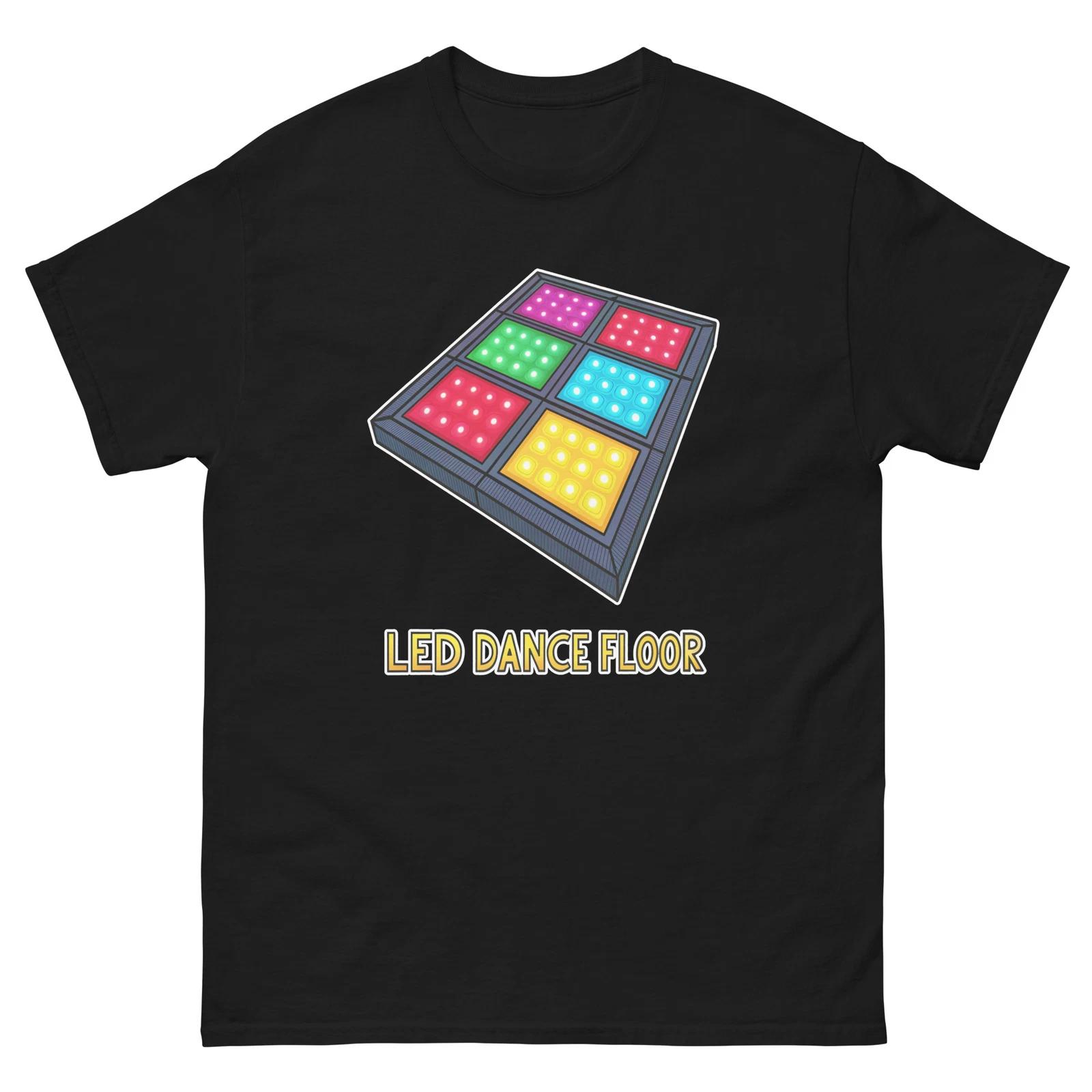 LED Dance Floor Nightclub Bar Nightlife Party T-Shirt S
