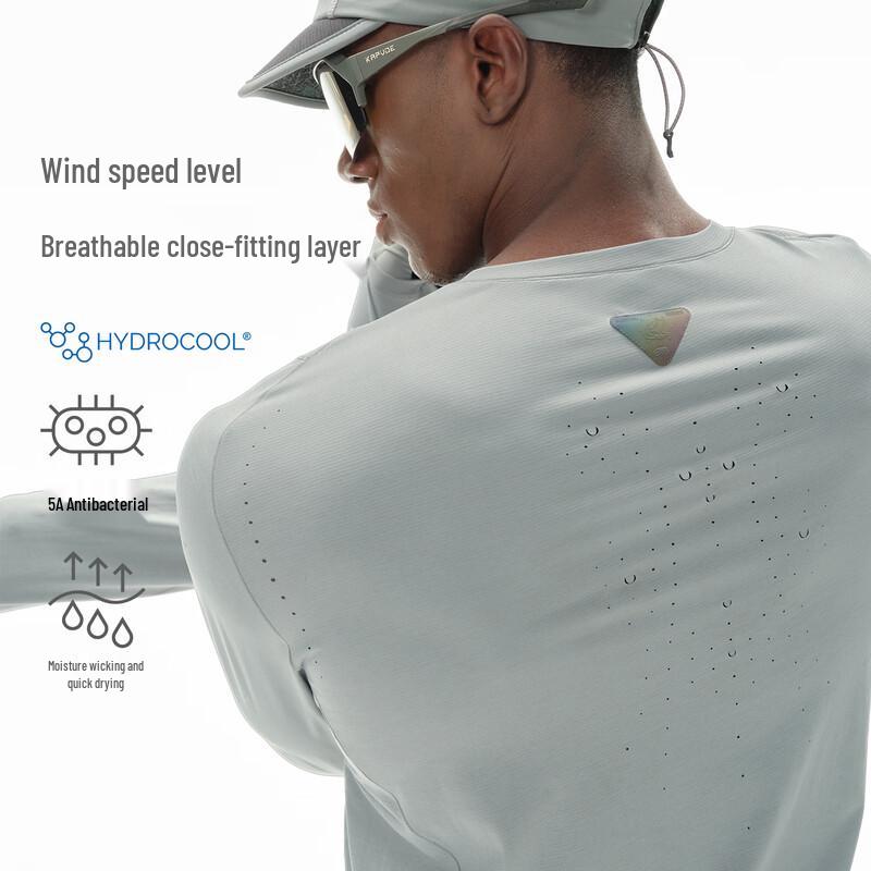 Lanqi Men s Moisture-Wicking Quick-Dry Long-Sleeve T-shirt L