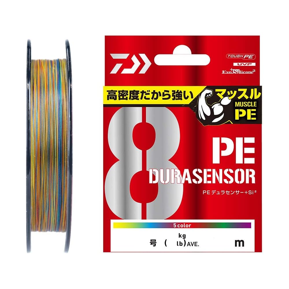 Daiwa UVF Duracensor X8+Si2 2.5号 300m Multi-Color PE Line Fishing Tackle