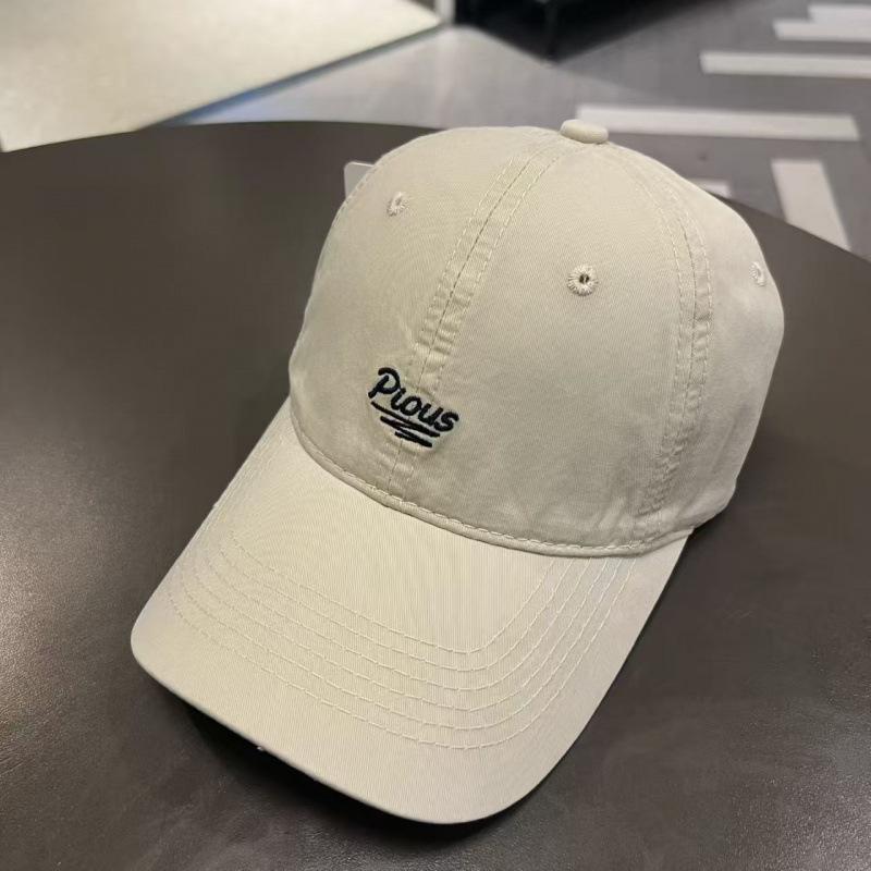 Spring And Summer Alphabet High Quality Soft Top Baseball Cap Female Alphabet Embroidery Casual Versatile Cap Tide