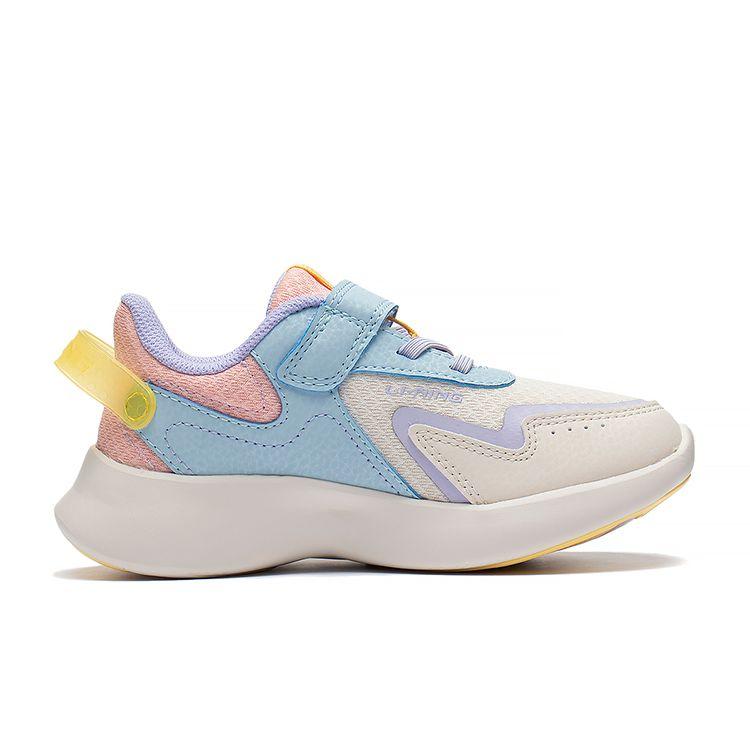 Li Ning Kids Casual Versatile Non-Slip Wear-Resistant Classic Color-Block Casual Shoes Kids Shoes YKNS114-2