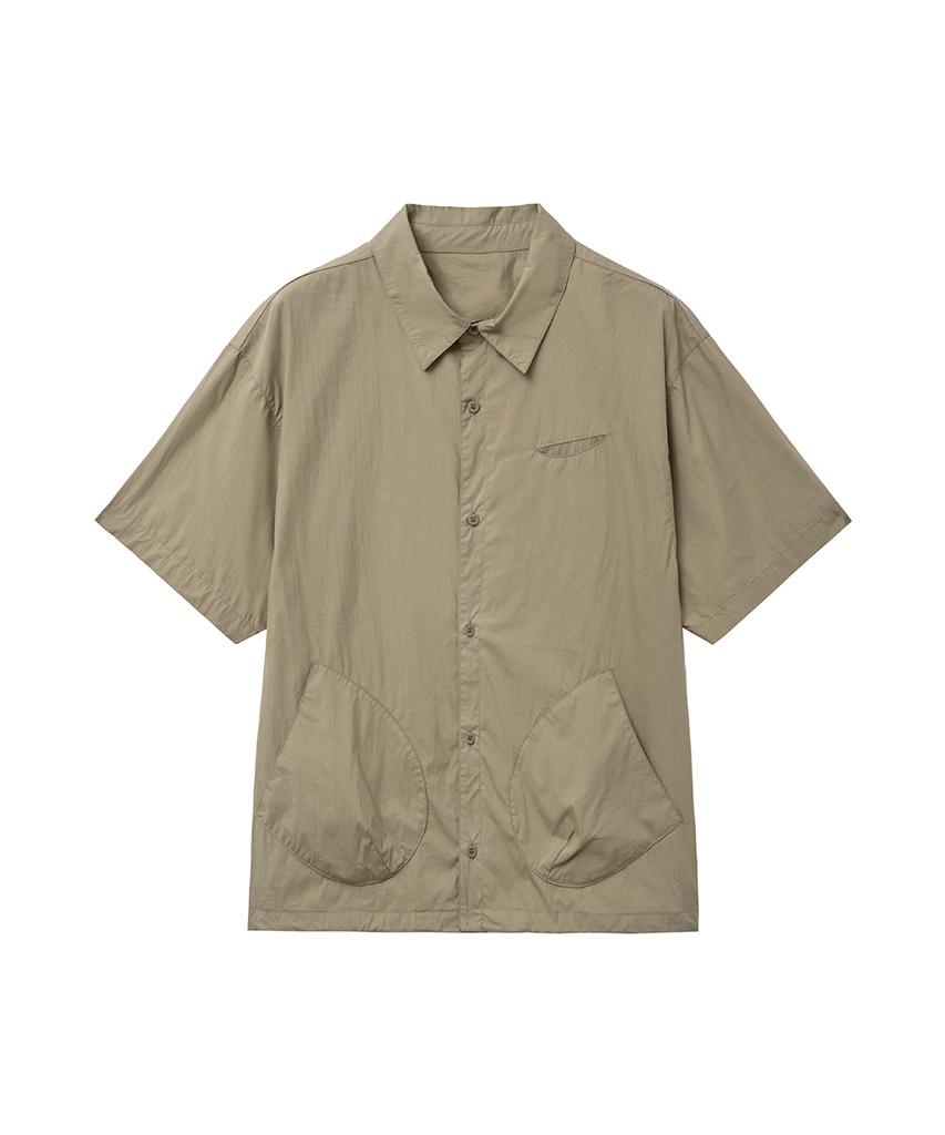 INTEMPOMOOD Arc Pocket Shirt_Beige
