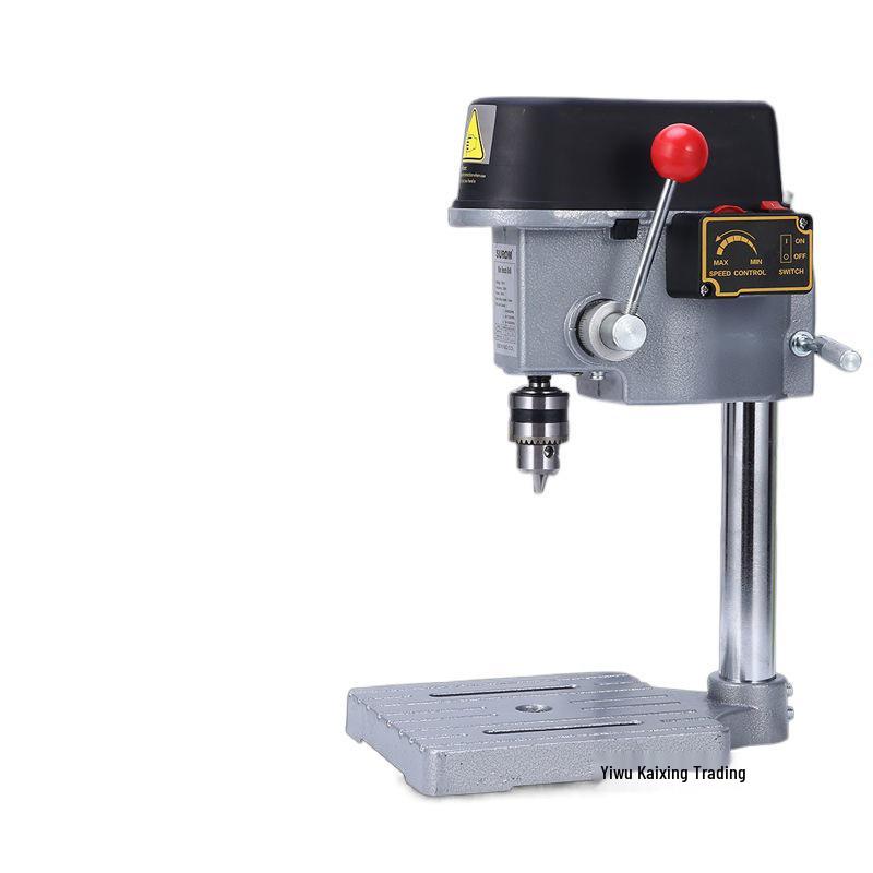 220V High-Precision Mini Drill Press for Woodworking and Industrial Use