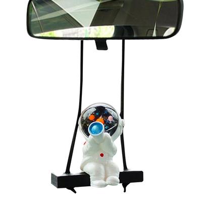 Car Pendant Decoration Holding A Telescope Car Pendant Car Interior Decor Resin Dangle Ornament Automotive Interior Accessories
