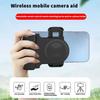 Wireless Handle Grip for Phone Vlog Selfie Grip Phone Holder Stabilizer 360 degrees  Rotatable with 1 4 Inch Screw Hole