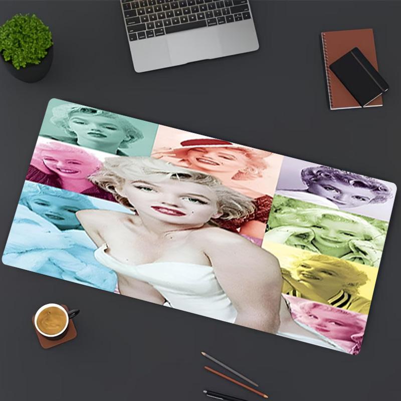 Marilyn Monroe Print Mouse Pad, for Keyboard Pad Laptop PC Mat for Office Home Use, Desk Decor, Perfect Birthday Gift for Gamers