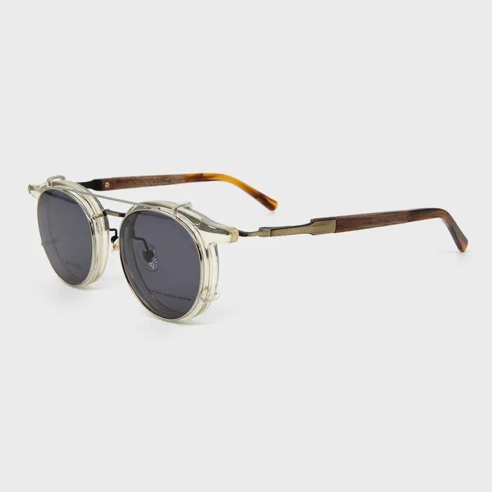 NOBU-2 t02 & Clip-on (gold brown, silver gray)