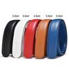3.0 3.5cm Uomo Donna Cintura con Fibbia Automatica Strisce Blu Rosso Bianco Nero Caffè Cintura senza Fibbia Cintura in Pelle PU Senza Fibbia