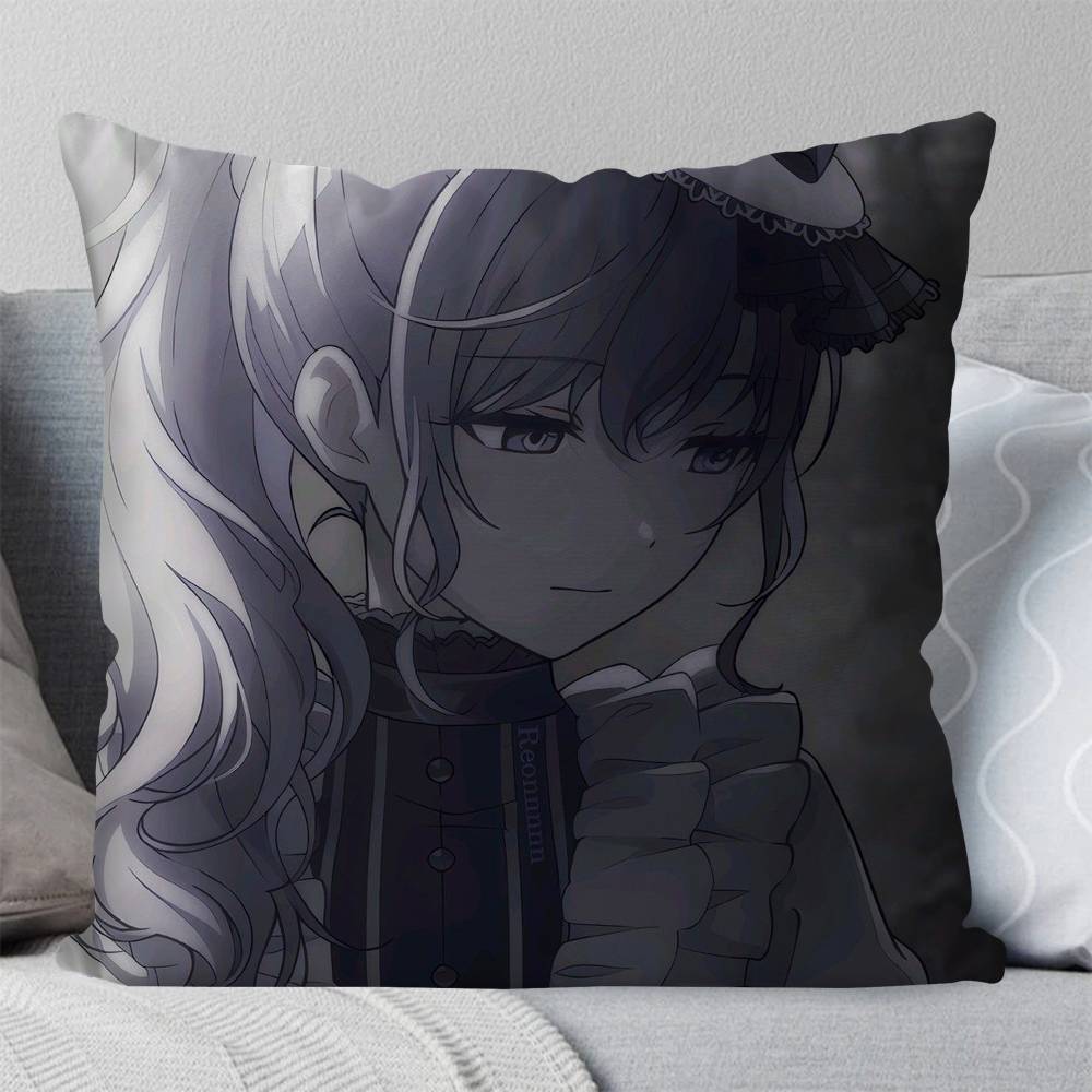 Mafuyu Asahina Anime PProject Pillow Case Fashion Square Pillowcase Bedroom Sofa Room Ins Decoration Leisure