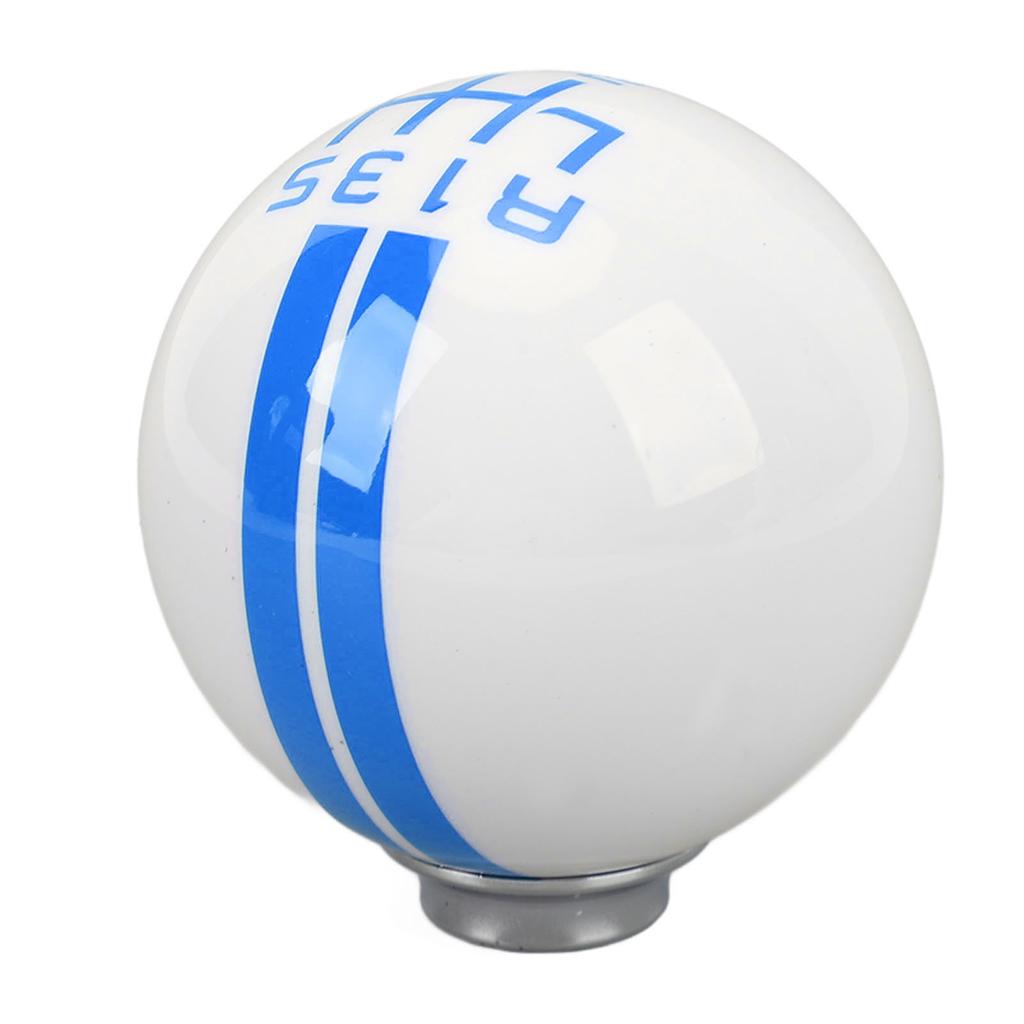 Buton Schimbător Viteze Curse Auto cu 6 Viteze pentru Stil Shelby GT500 Buton Schimbător Viteze Bilă Rotundă cu 3 Adaptoare pentru