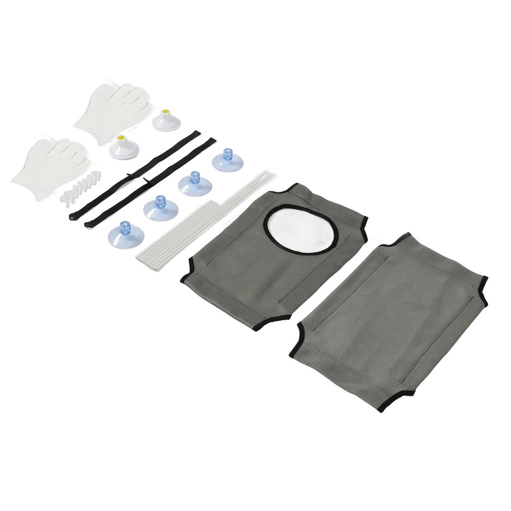 Cat Window Hammock Bed Sturdy Suction Cup Double Layer Soft Easy Installation Cat Window Perch Hammock Seat for Balcony