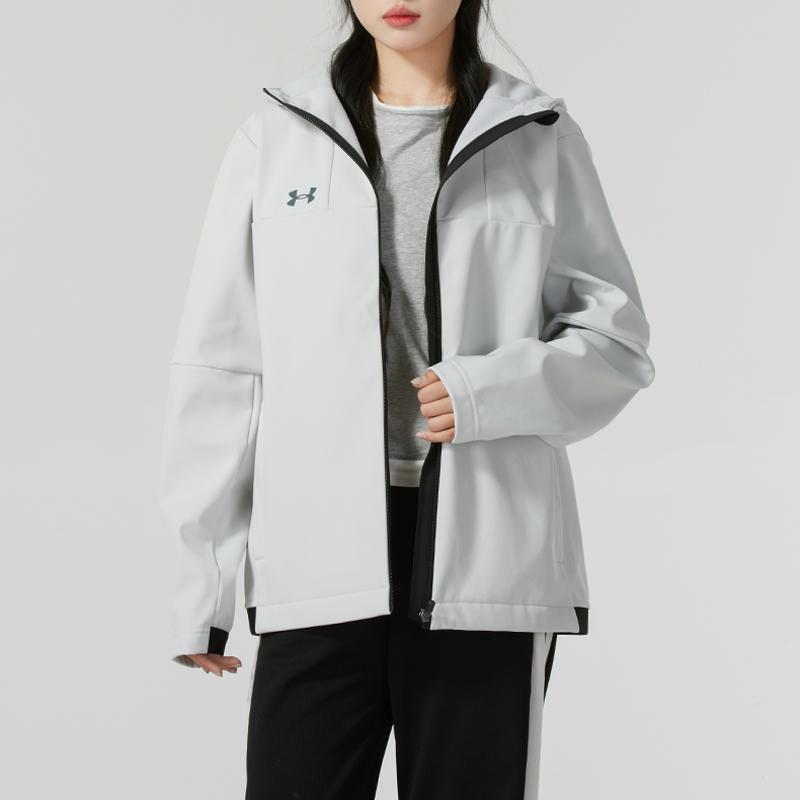 Men's Under Armour Jackets & Coats Unisex White