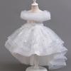 Vestito da Principessa Bambina Zi Xia per Età 2-3: Gonna in Rete, Abito da Sposa e da Sera