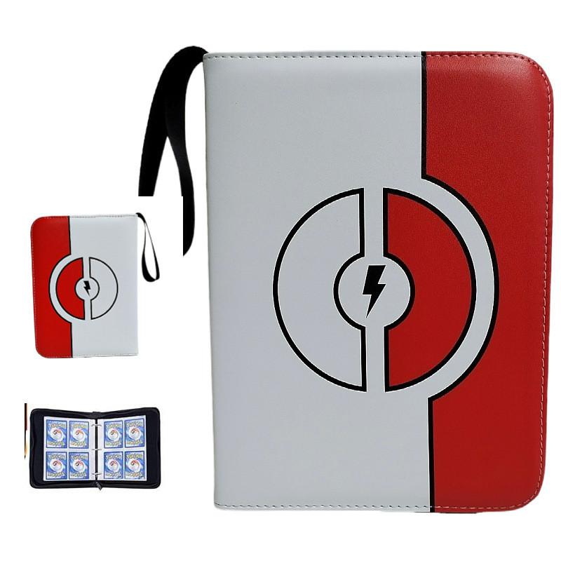 52 Style 400pcs Card Album 2x2 Loose-leaf Large Capacity Leather Anime Zipper Card Collection Photo Album