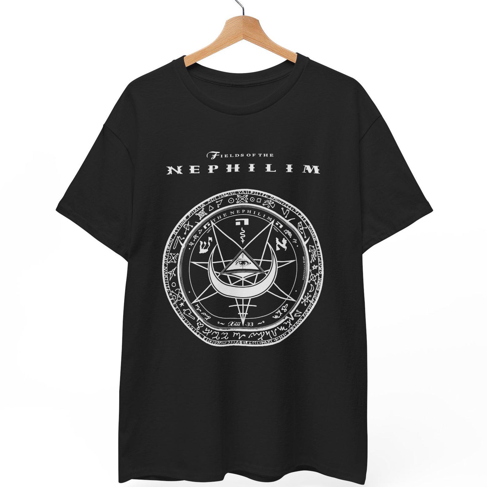 Fields of the Nephilim T-Shirt, Occult Goth Rock Tee M