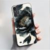 Case For ZTE Blade A53 BladeA53 Pro Casing Luxury Fashion Butterfly Flowers Black Soft TPU Silicone Protective Cover Phone Shell