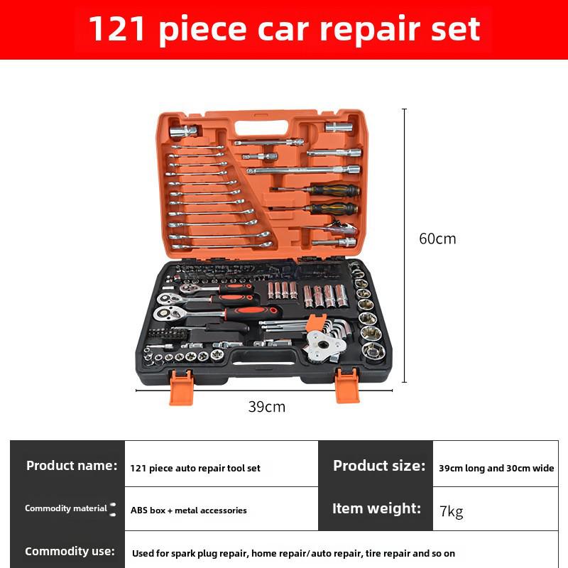 Kit de réparation automobile Xiaofei: Jeu de clés à cliquet, tournevis et douilles rapides pour l'entretien automobile