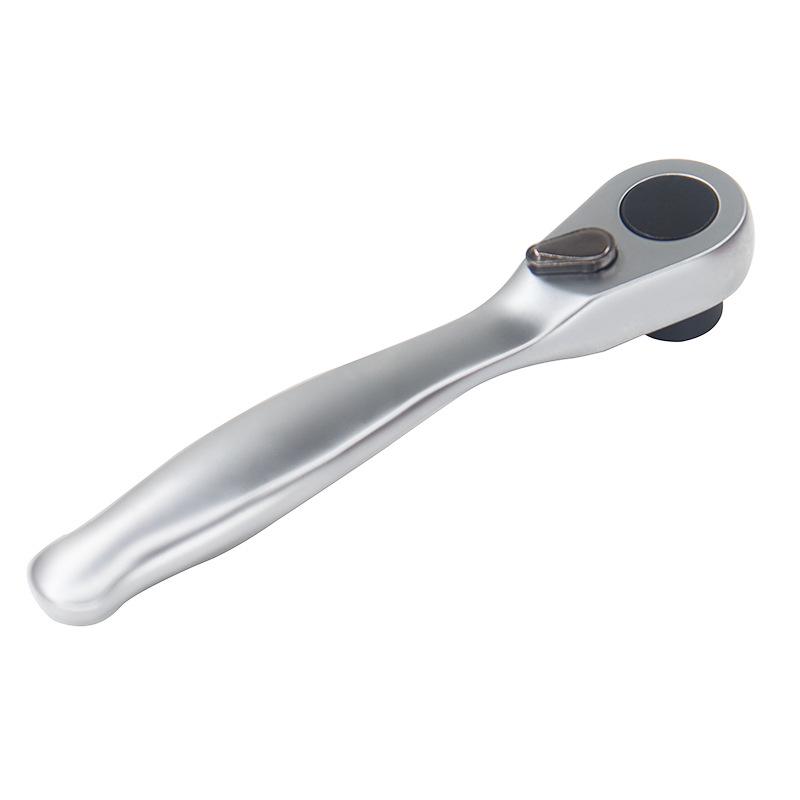 72-Tooth Mini Ratchet Wrench & Screwdriver, 1/4-Inch, Wear-Resistant Carbon Steel, for Tight Spaces, Forward/Reverse.