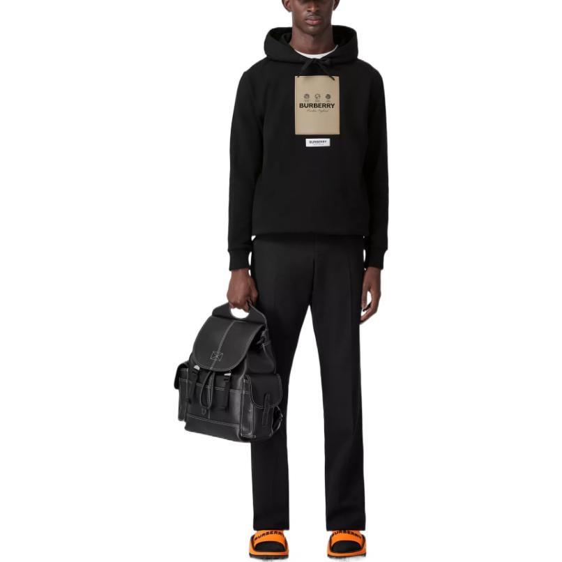 Burberry Owie Label Logo Hoodie 80571001