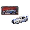 Jada Toys 1/24 Scale Fast & Furious Diecast Car Brian's Nissan Skyline GT-R (R34)