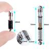 YEAHRUN 4PCS 53mm Shock Absorber Aluminum Threaded Tele Damper Upgrades for 1/24 RC Car Axial SCX24 JLU Gladiator Micro Crawler