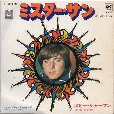 7inch Record BOBBY SHERMAN  Hey Mister Sun LL2374MD Metromedia Reco 1970 Japan Rock Used