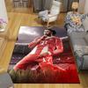 Michael Olise Flannel Printed Carpet, Home Sofa Decoration for Living Room & Bedroom, Non‑Slip Play Flannel Floor Mat for Game Room