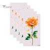 Removable Tattoo Stickers 5 Sheets Butterfly Stickers, Waterproof Temporary Flower Tattoos, Colorful Non-irritating Decals Face Body Tattoos
