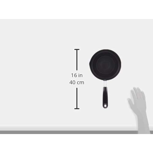 Pearl Metal 20cm One-Handed Tempura Pan with Thermometer, Induction Compatible, Iron, Deep Fryer, Age Cook HB-1372