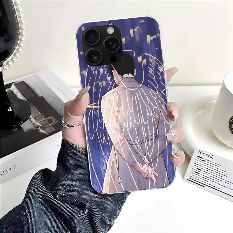 Angel Castiel Supernatural Soft Phone Case For IPhone 18 11 17 Air 16E 16 Pro Max 15 + 14 Plus 13 Mini 12 Apple 7 SE 8 Fundas Coque