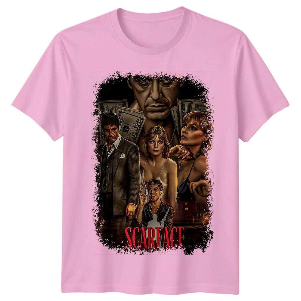 Scarface 1983 Movie Poster Inspired Tshirt Retro Classic Film Tee Unisex