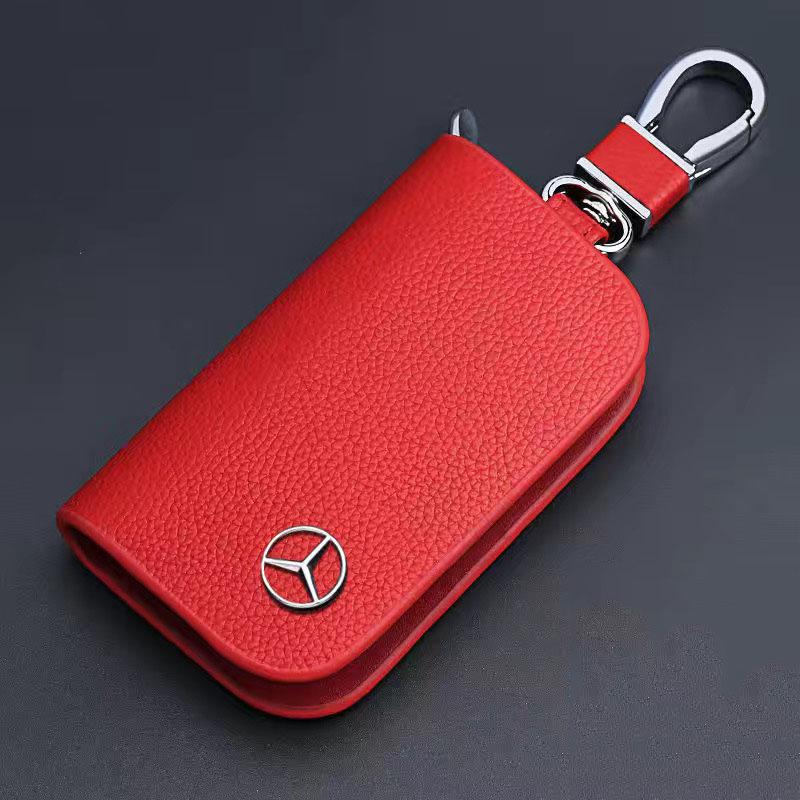 Custodia Portachiavi Auto in Pelle GLC GLB Protezione Borsa Chiave Auto Coprichiavi per Mercedes Benz W176 W177 W204 W205 W212 W213 W206 X156 8X