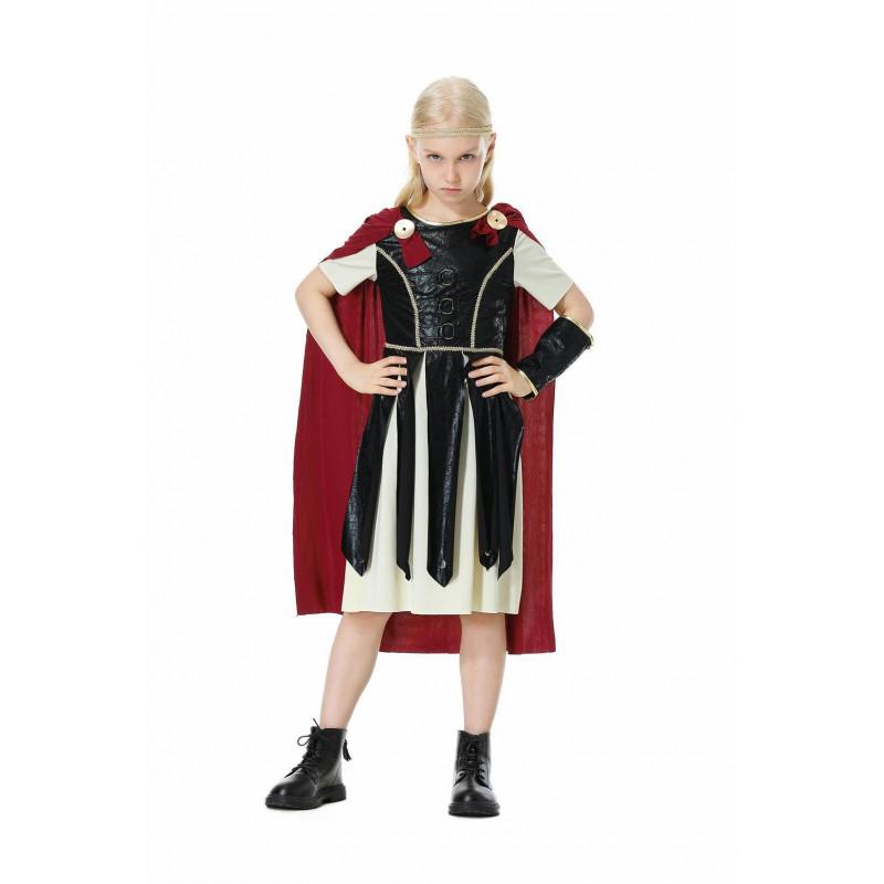 Halloween Roman Gladiator Costume Set Kids Adults Cosplay Outfit With Shield Sword Cape Arm Leg Accessories