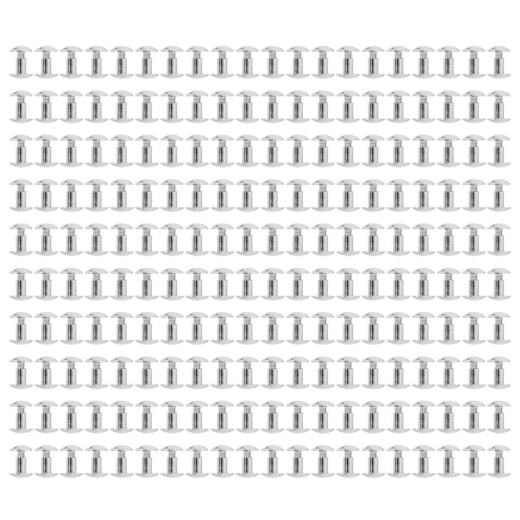 200 Sett Bokbindingsskrue Jevnt Belegg Buede Overflater Elektroplettering Behandling Bokbinding