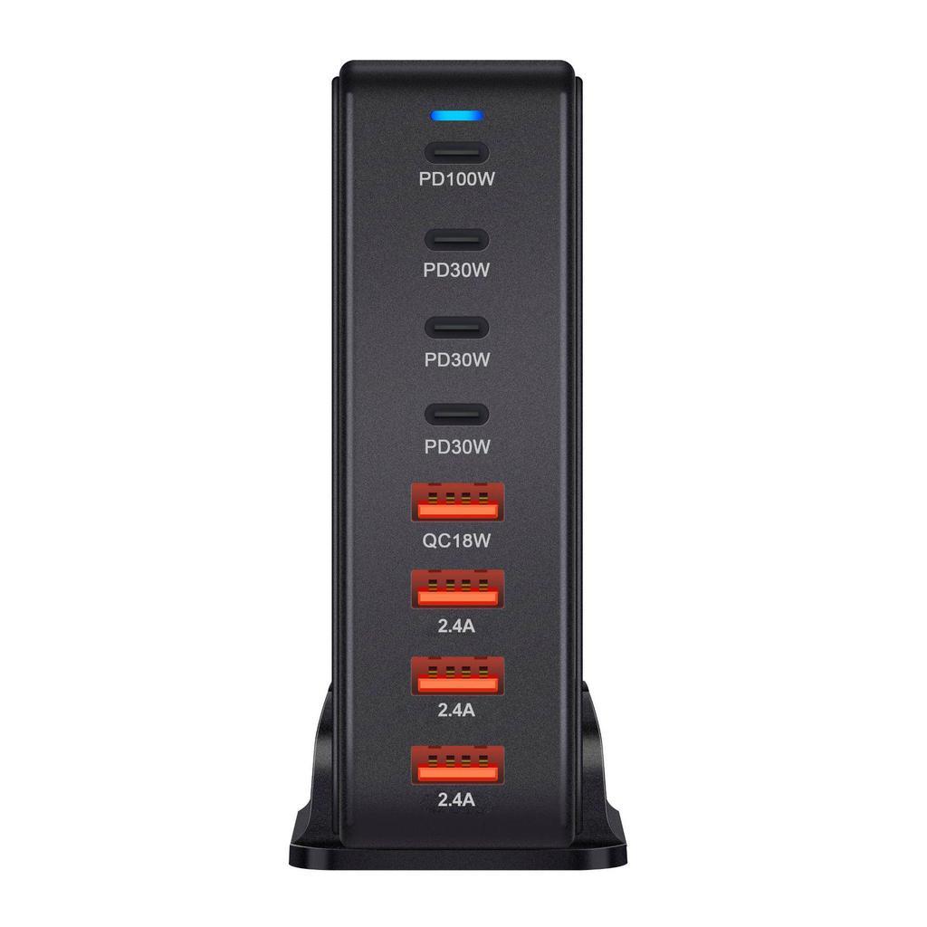 268W Gallium Nitride 8-Port 240W PD Desktop Charger.