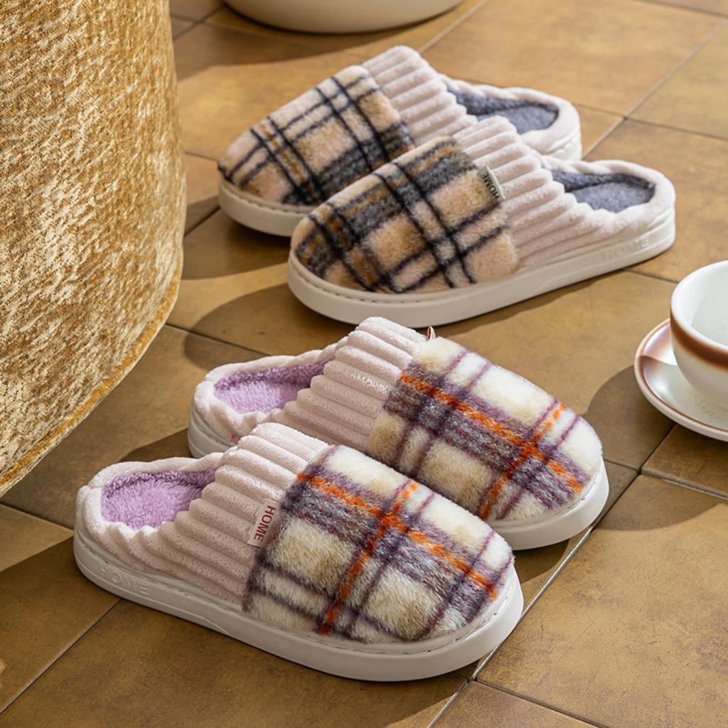 Cotton Slippers, Women's and Home Slippers, Non Slip Shoes, Plush Shoes, Warm Shoes, Couple Slippers, Plush Slippers