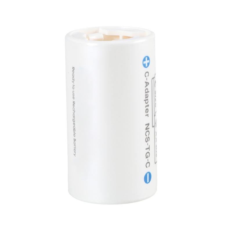 

LR6 AA to C LR14 Battery Adapter Case, Convert LR6 to LR14 for Toys and Electronics Charging Easily Battery Holder 1