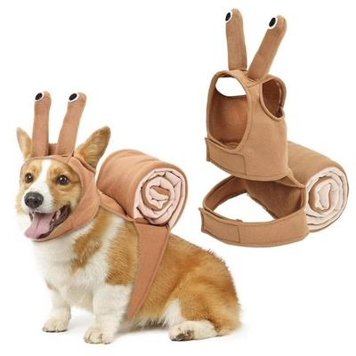 New Soft Cat Dog Snail Costume Easy To Wear Cartoon Snail Pet Costume Cute Cat Dress Up Party